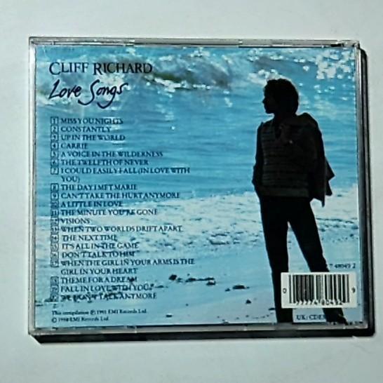 Cliff Richard – Love Songs (CD, 1984) UK CDEMTV 27