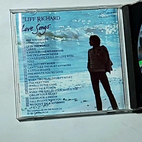Cliff Richard – Love Songs (CD, 1984) UK CDEMTV 27