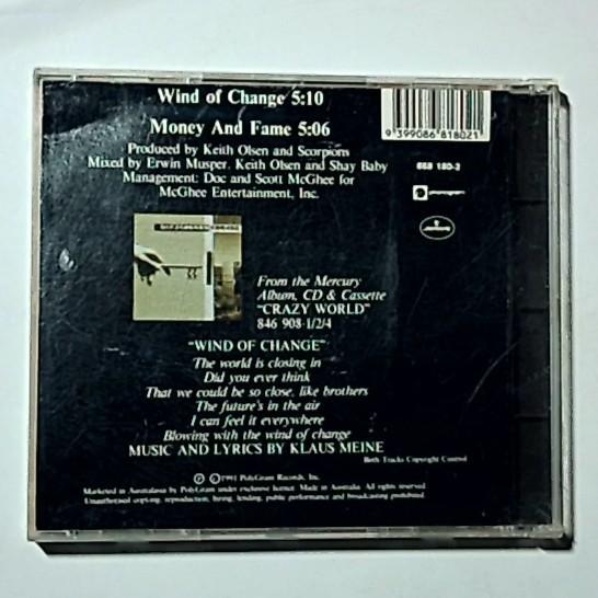 Scorpions – Wind Of Change (CD, 1991) Australia 868 180-2