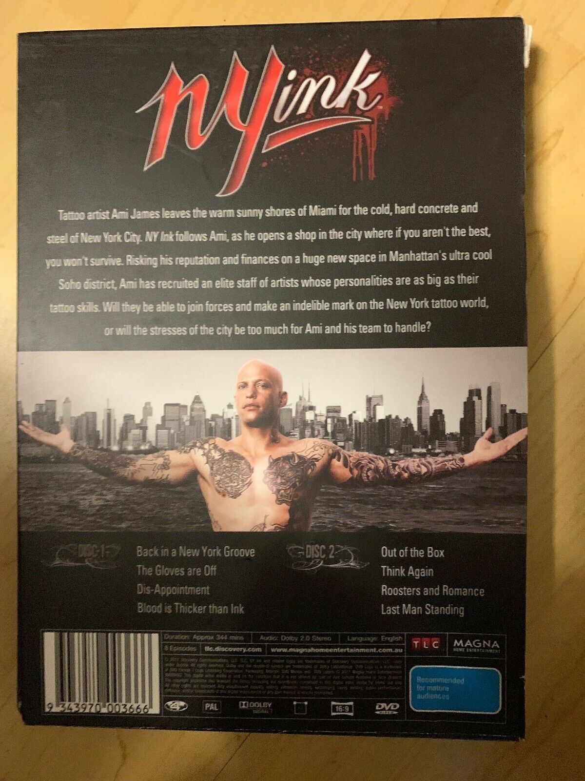 NY Ink : Season 1 (DVD, 2011, 2-Disc Set)