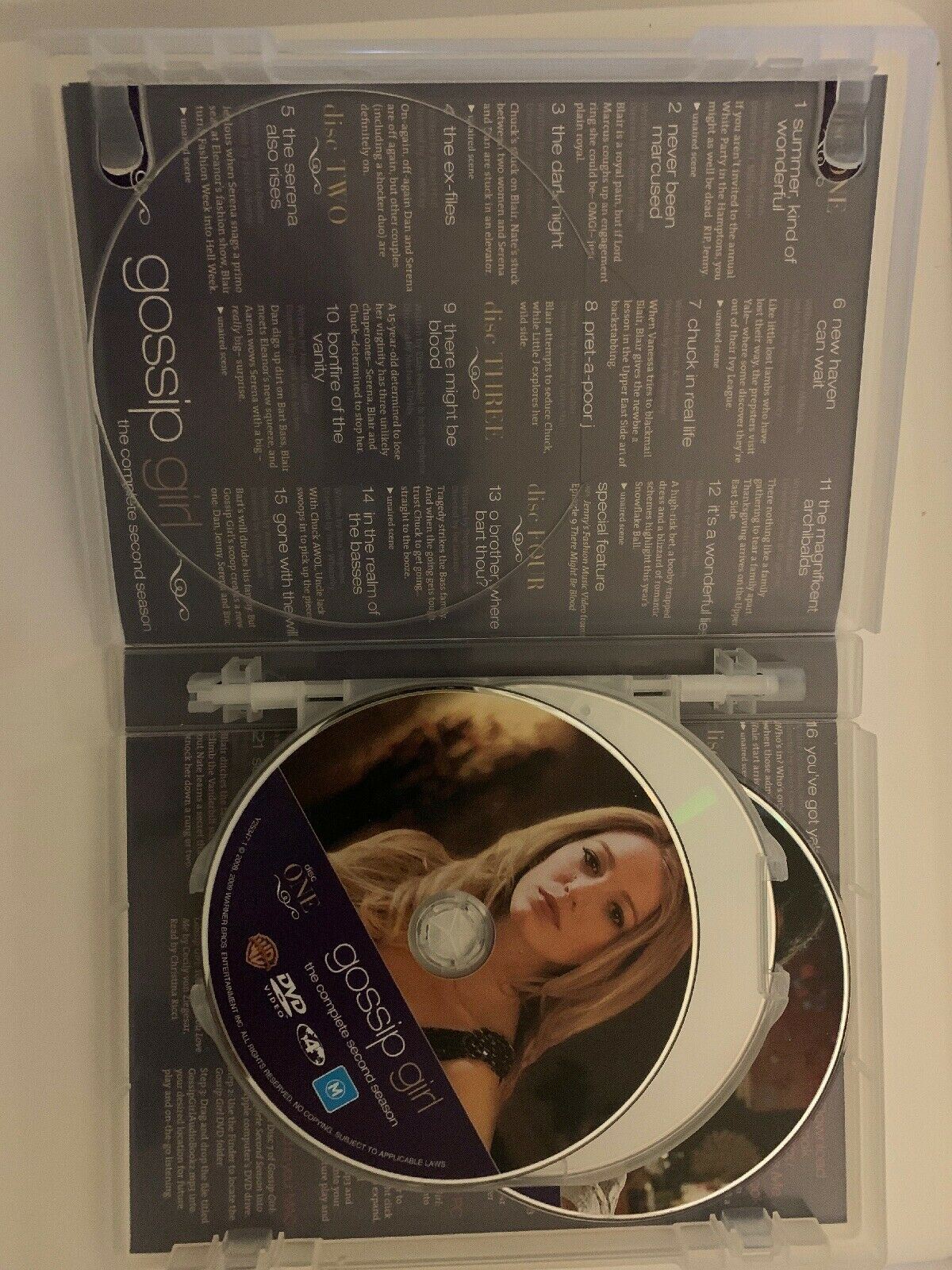 Gossip Girl : Season 2 (DVD, 2009, 7-Disc Set)