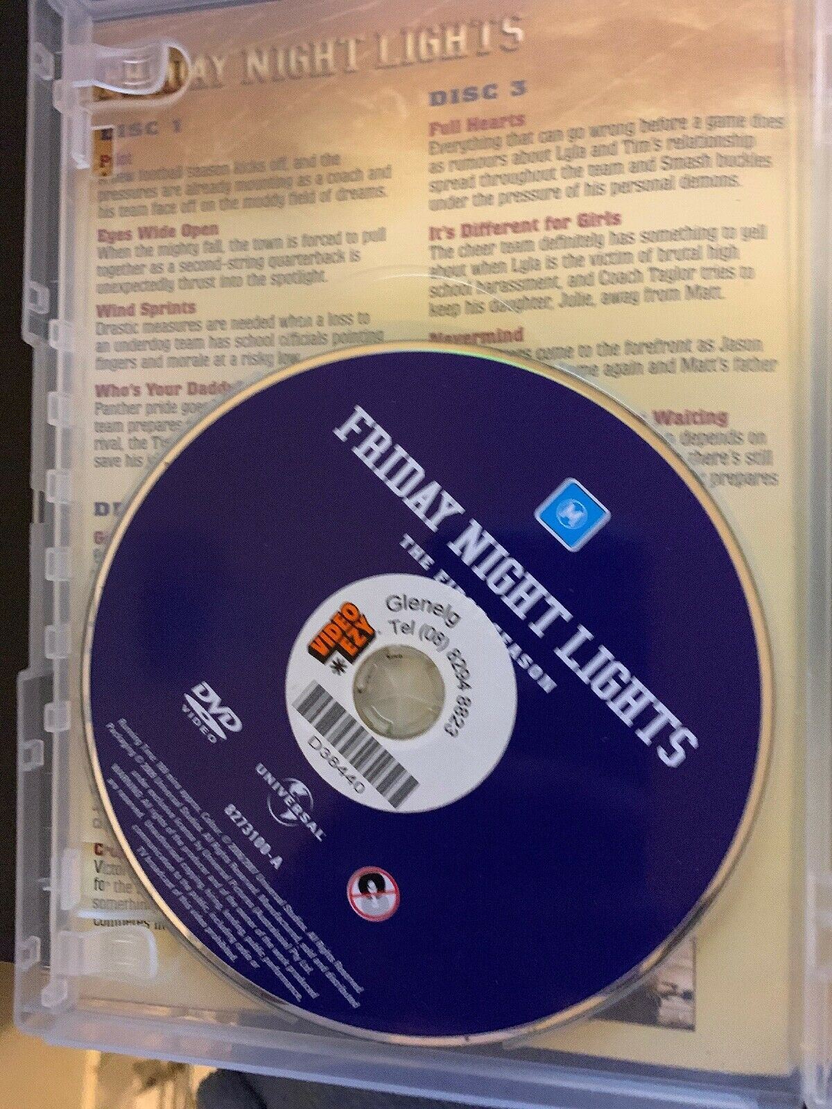 Friday Night Lights : Season 1 (DVD, 2009, 6-Disc Set)