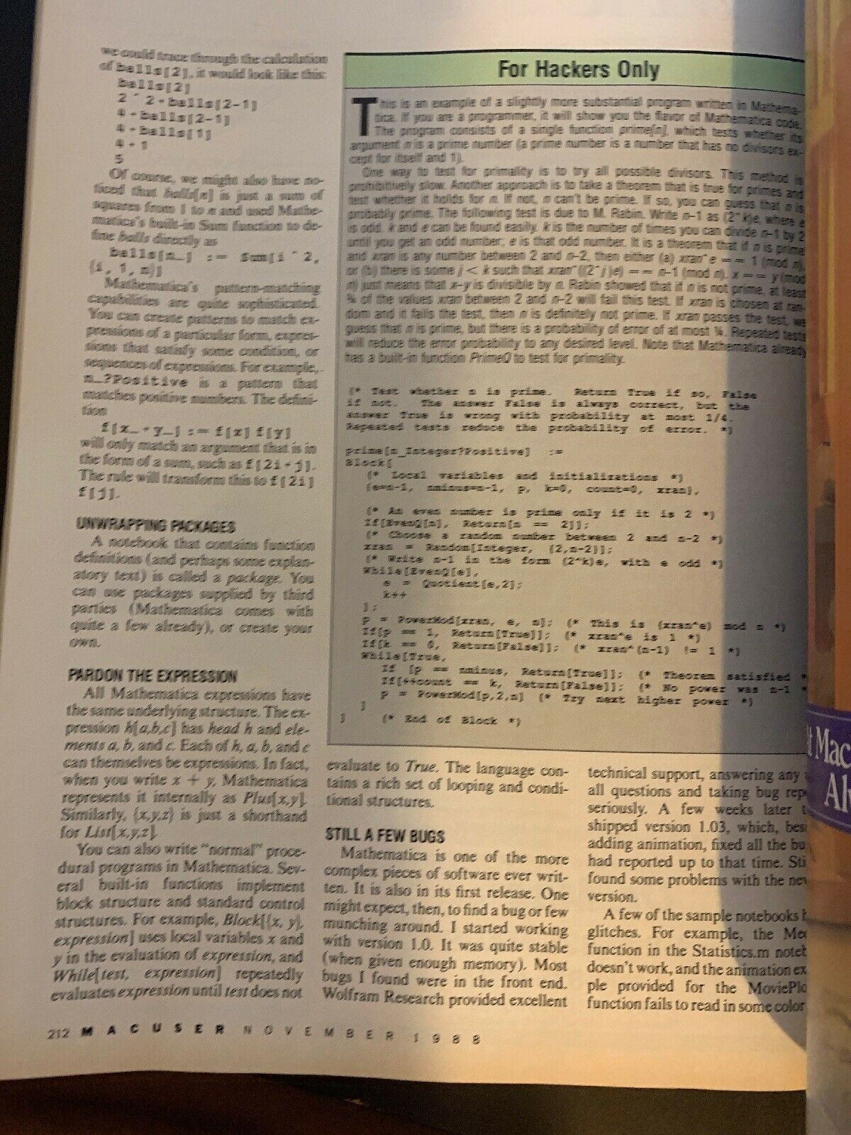 MacUser Magazine September 1988: Connectivity - Vintage Apple MAC Magazine