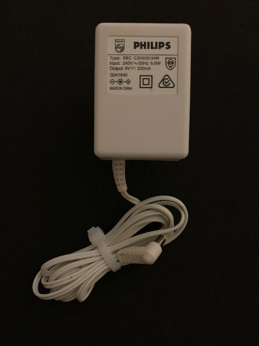 Genuine Philips SBC CS0920/34W AC Adapter 9V  200mA