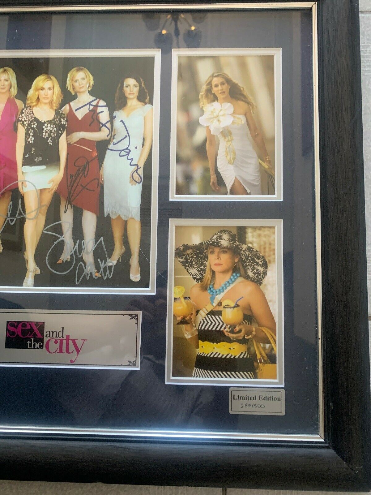 Sex And The City Frame And Signed Limited Edition 284/500 Hanging Picture Frame