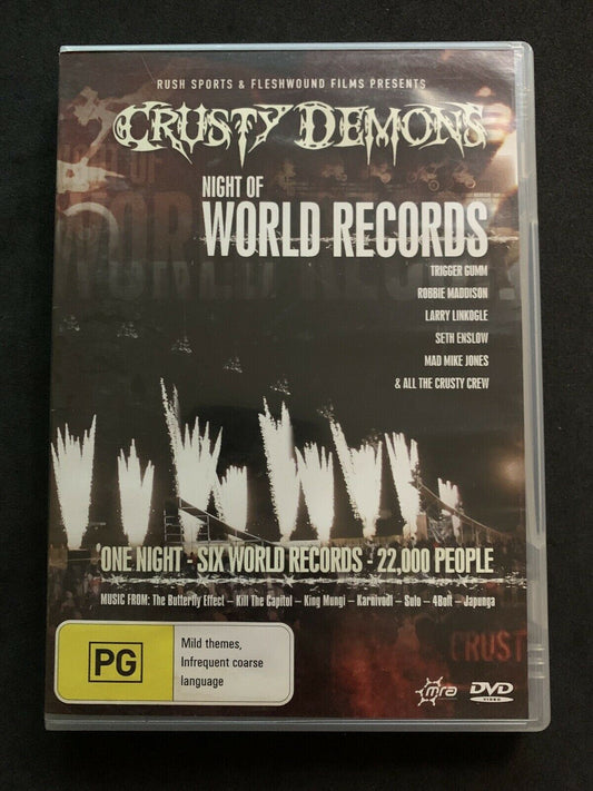 Crusty Demons - Night Of World Records - DVD - Region 4