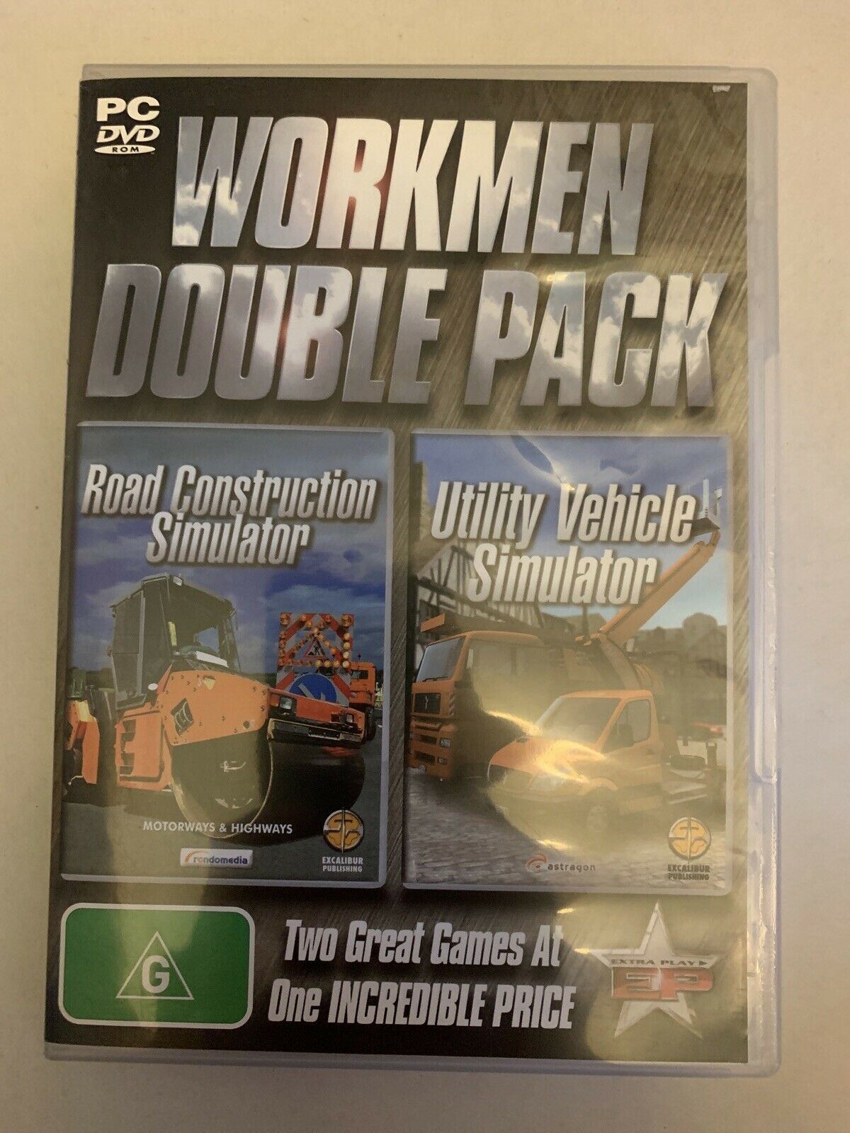 Workman 2x Pack - Road Construction + Utility Vehicle Simulator  Windows PC Game