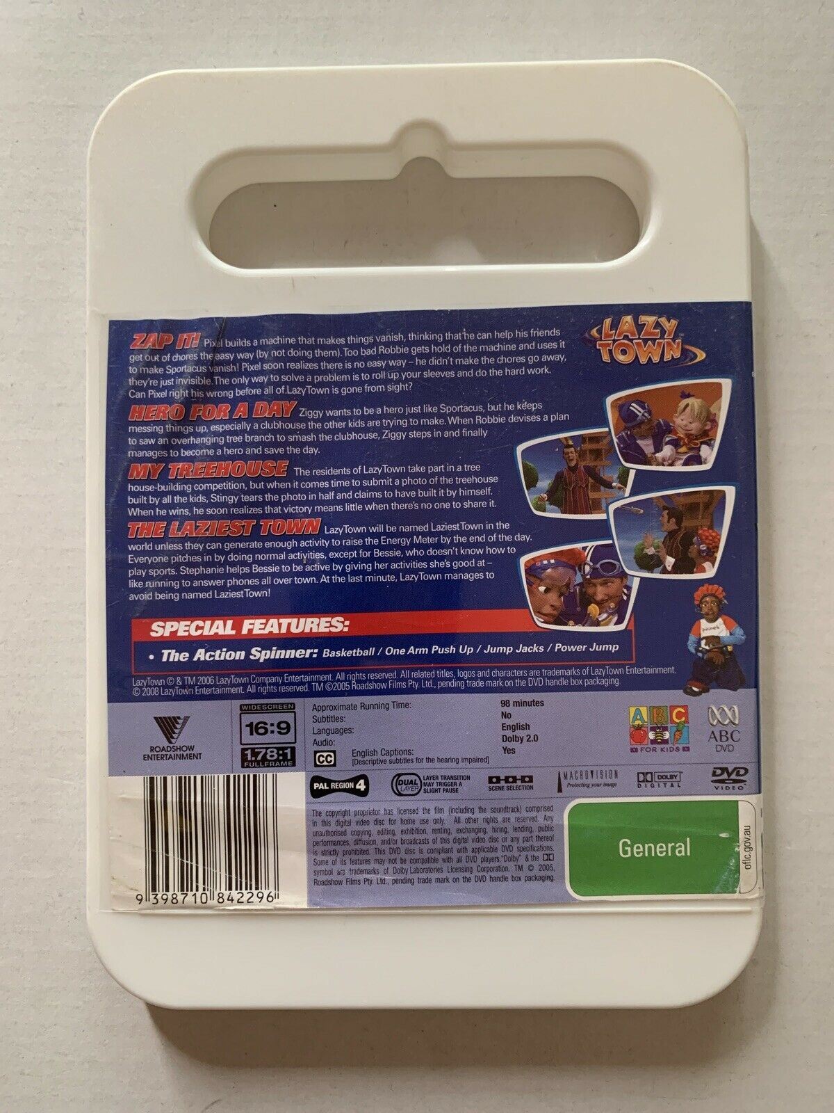 LazyTown: Zap It! (DVD, 2008) Region 4