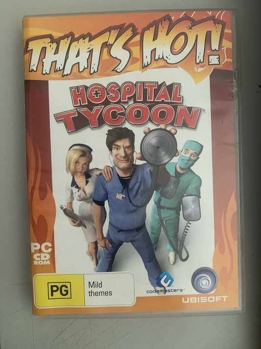 Hospital Tycoon PC CD Hospital Medical Simulation Management Game