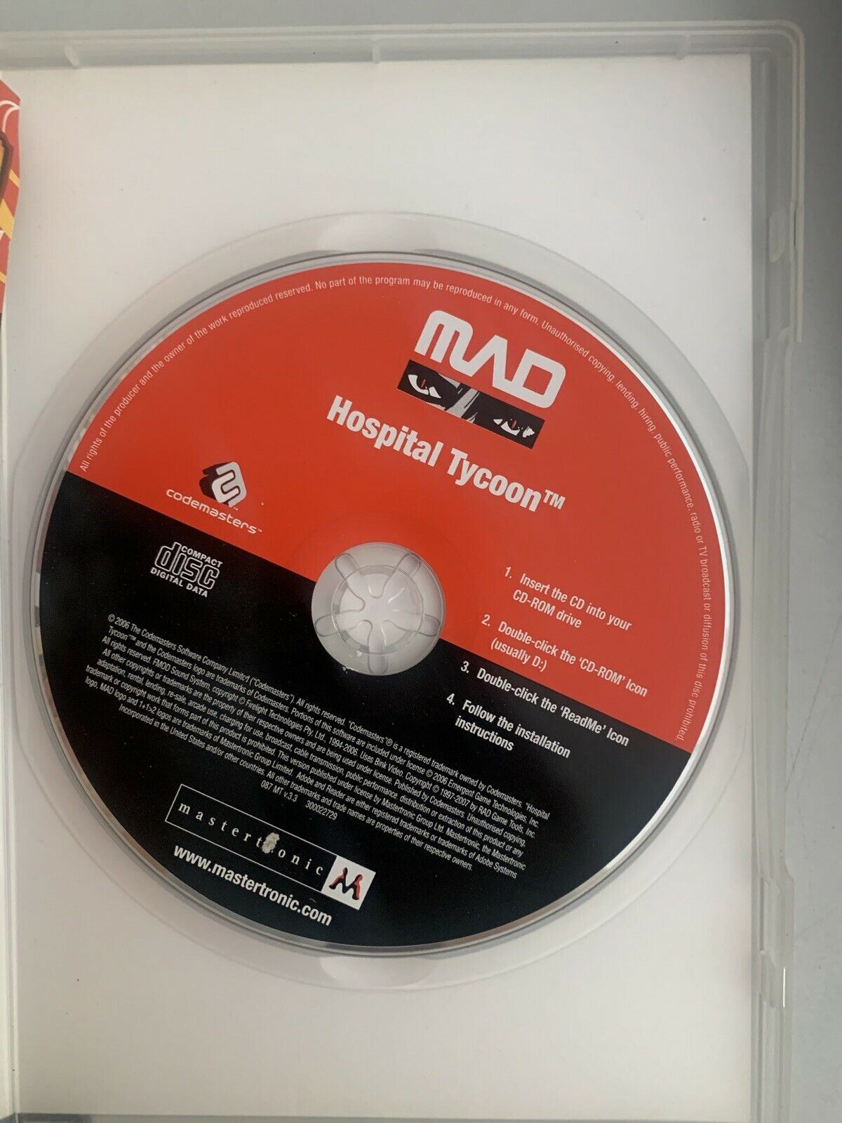 Hospital Tycoon PC CD Hospital Medical Simulation Management Game