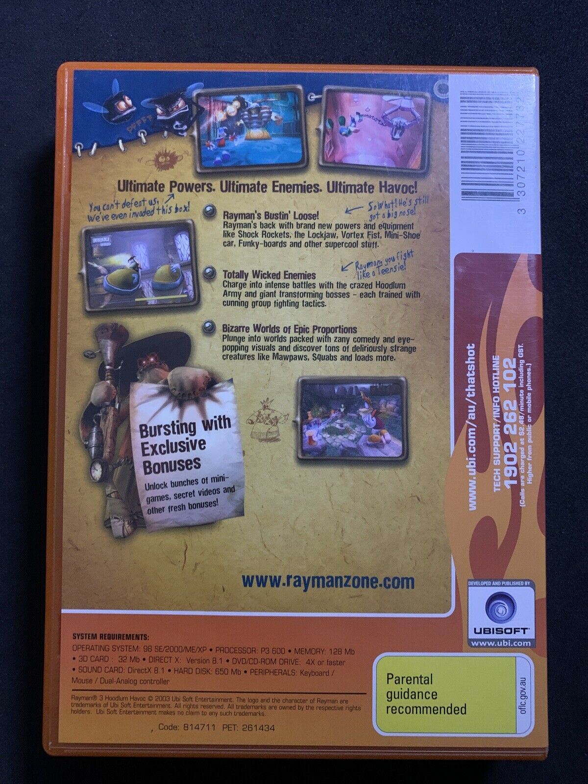 Rayman 3 Hoodlum Havoc -  PC DVD Game