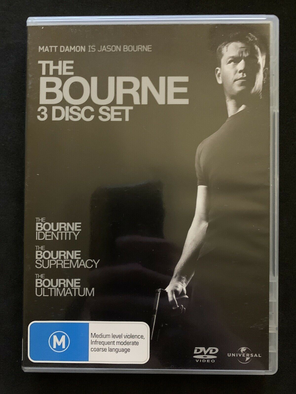 The Bourne Identity / The Bourne Supremacy / The Bourne Ultimatum (DVD, 2008)