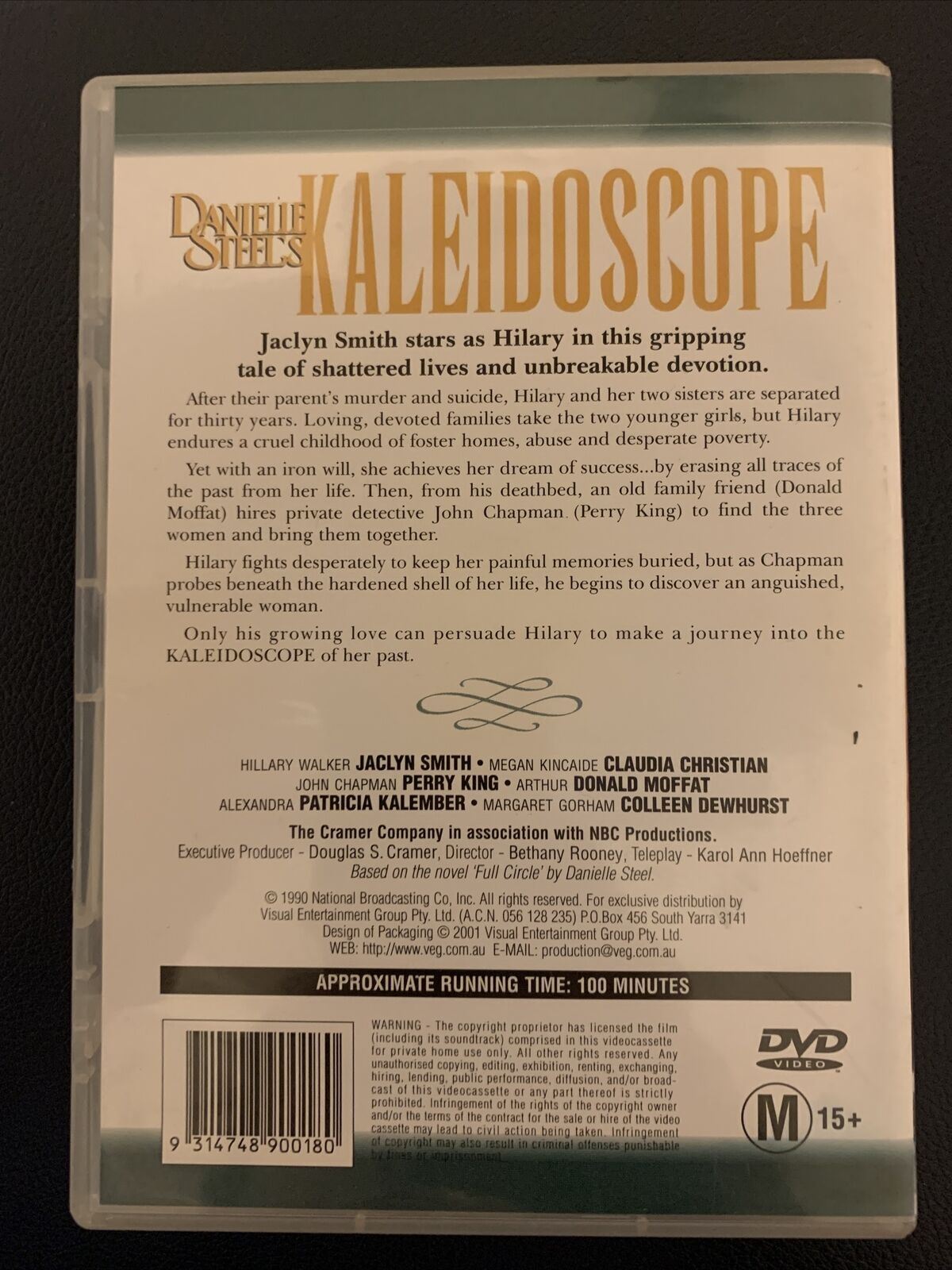 Danielle Steel's - Kaleidoscope (DVD, 1990) Jaclyn Smith,  Perry King