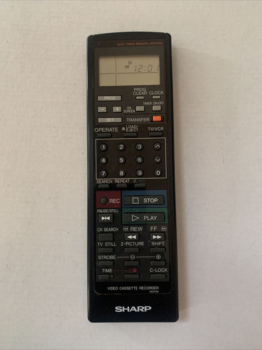 Genuine Sharp VCR G0321GE Remote Control For Sharp VCR Player