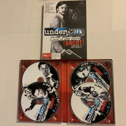 Underbelly - A Tale of Two Cities - Uncut (DVD, 2009, 4-Disc Set)  Region 4