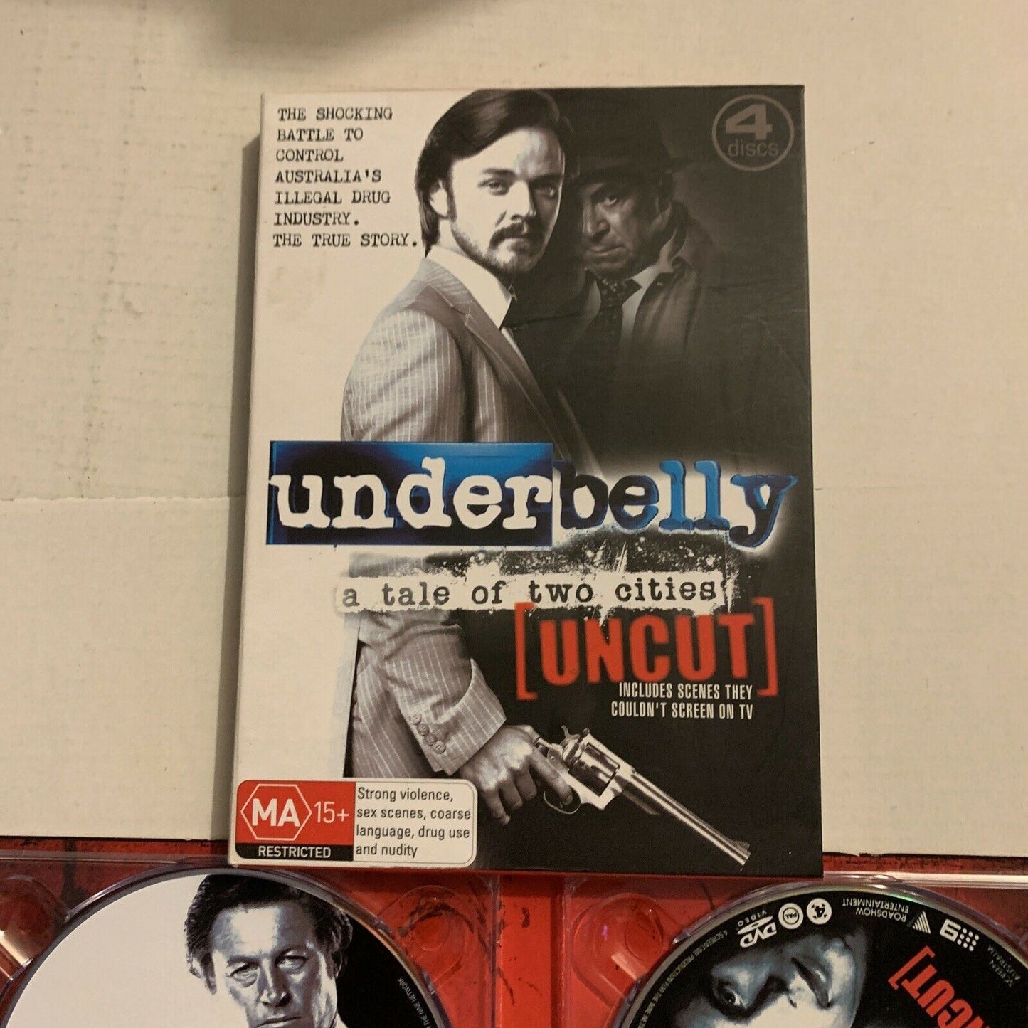 Underbelly - A Tale of Two Cities - Uncut (DVD, 2009, 4-Disc Set)  Region 4