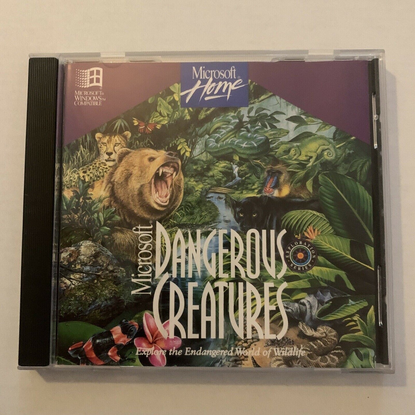 Microsoft Dangerous Creatures - PC Windows CDROM  1994