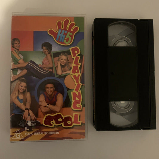 Hi-5 - Playing Cool (VHS, 2001) PAL Kellie, Tim, Charli, Kathleen & Nathan