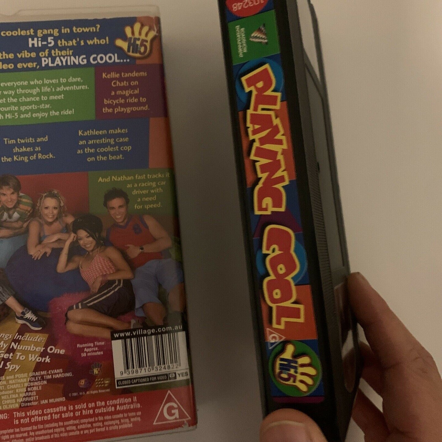 Hi-5 - Playing Cool (VHS, 2001) PAL Kellie, Tim, Charli, Kathleen & Nathan