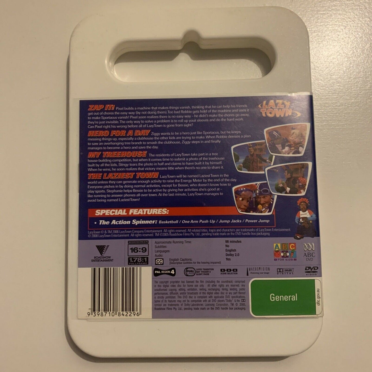 LazyTown: Zap It! (DVD, 2008)  Region 4
