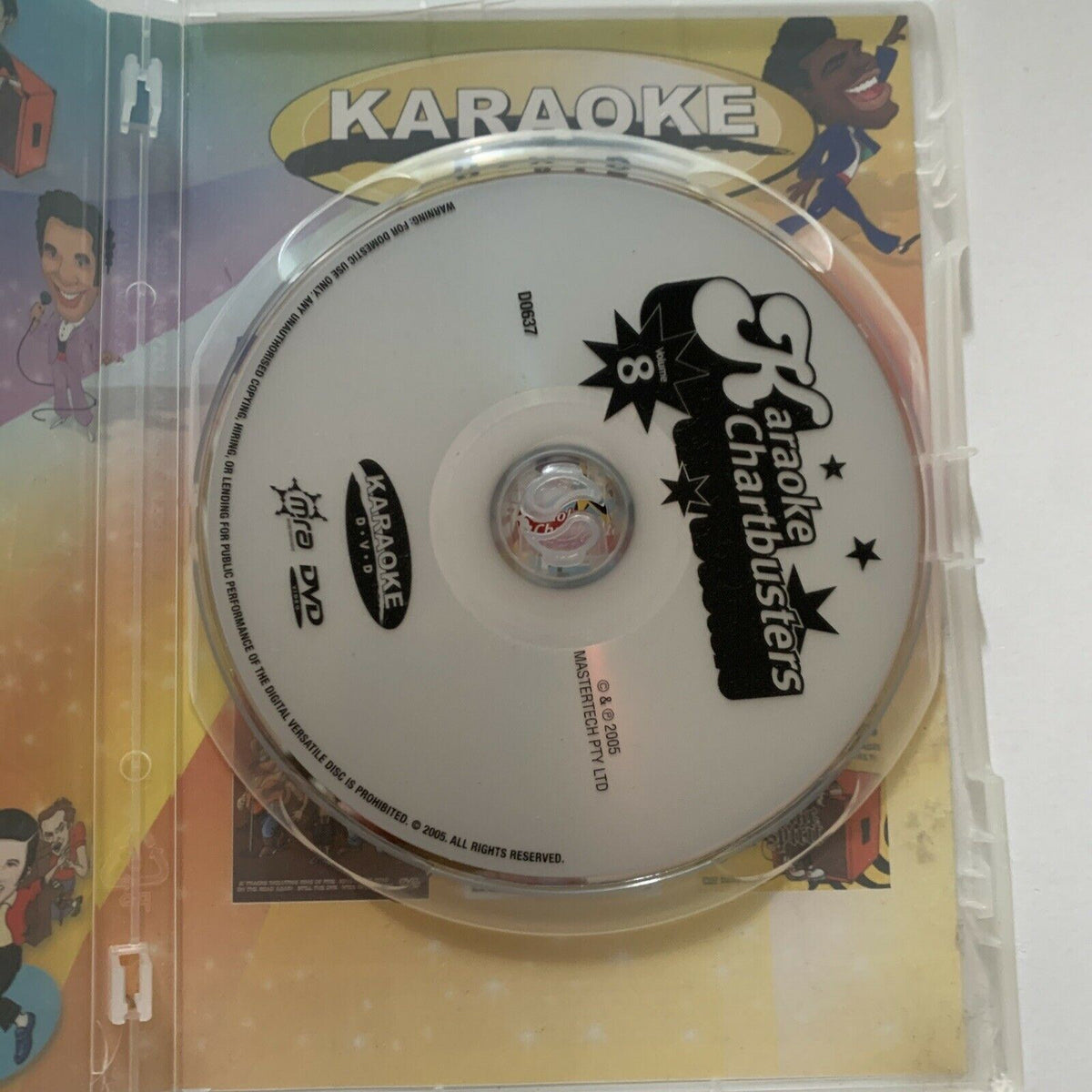 Karaoke Chartbusters - Vol 8 (DVD, 2005) All Regions – Retro Unit