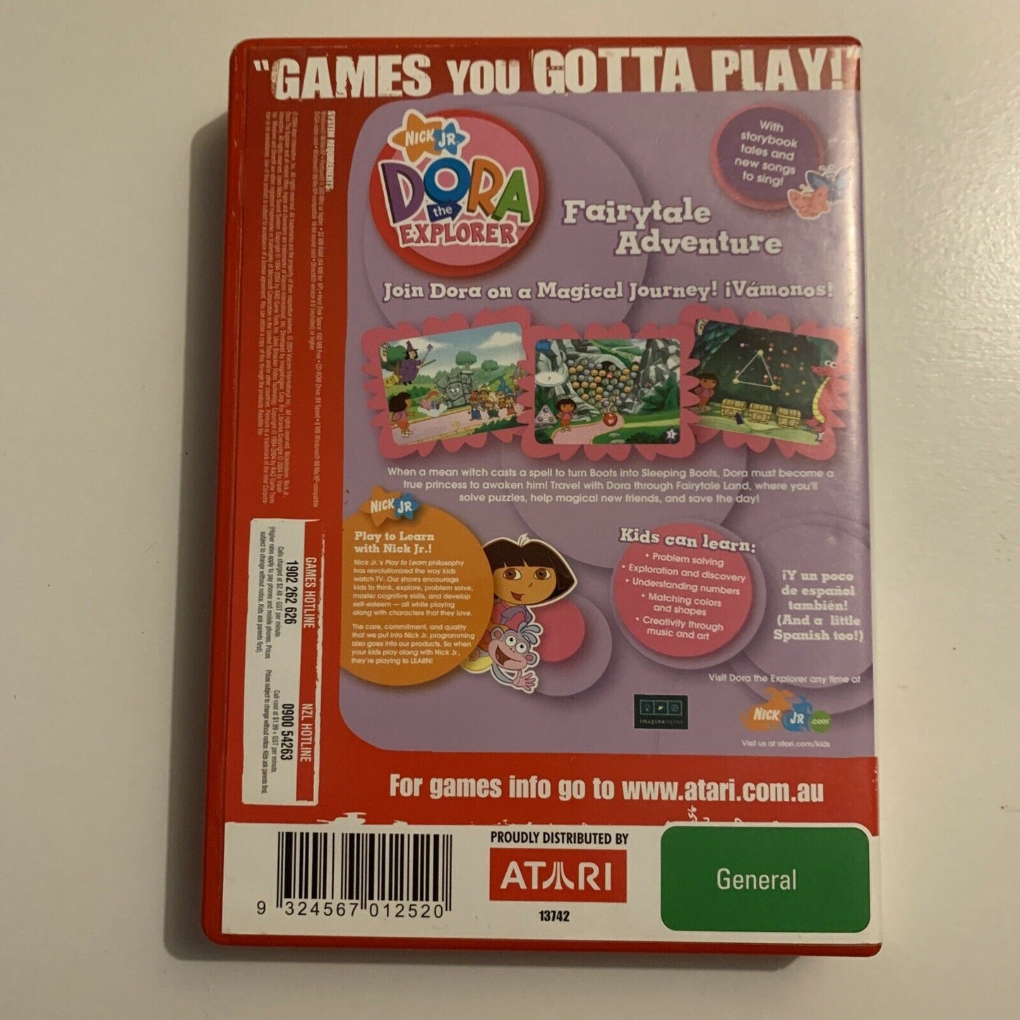 Dora The Explorer - Fairytale Adventure - PC CDROM Video  Game