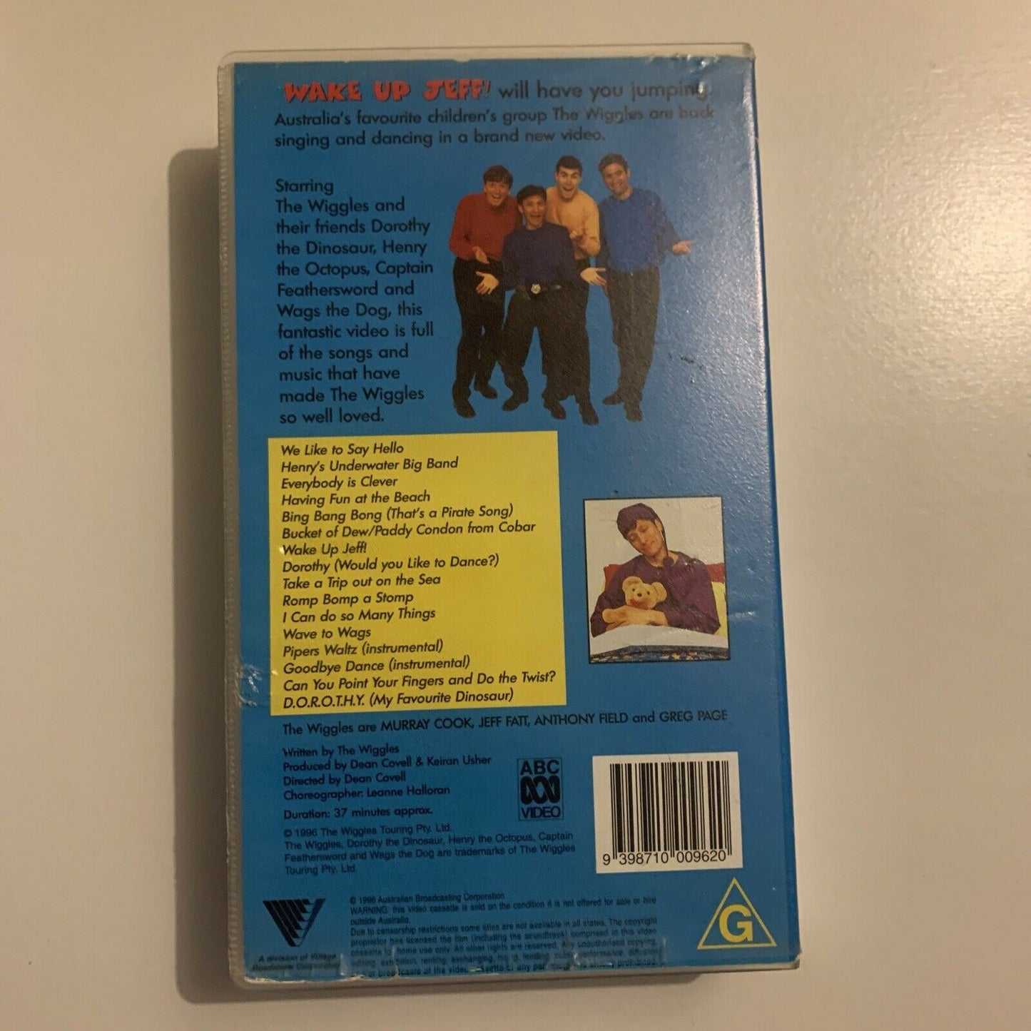 The Wiggles : Wake Up Jeff (VHS, 1996) PAL