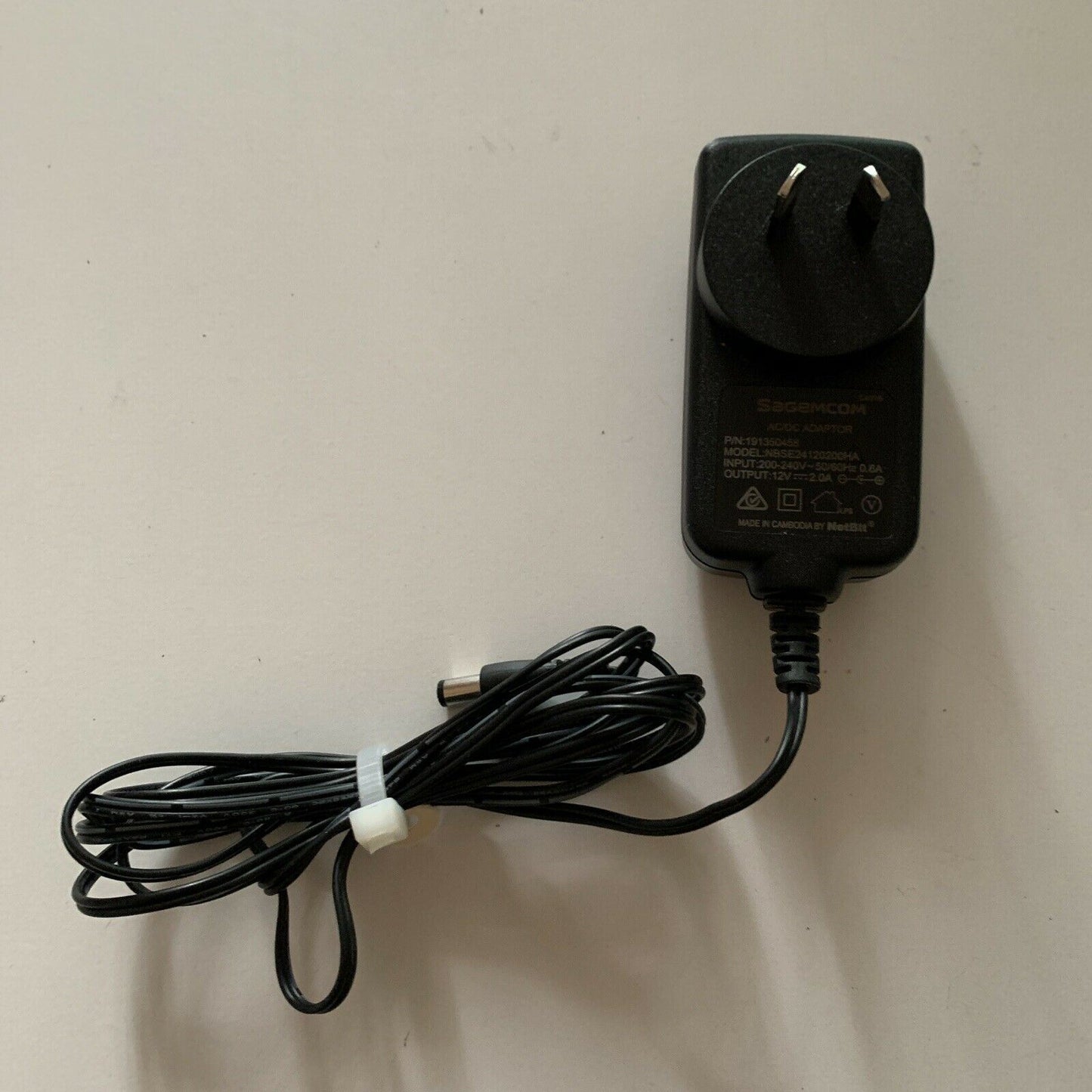 Sagemcom NBSE24120200HA AC/DC Adaptor 12V 2A Power Supply