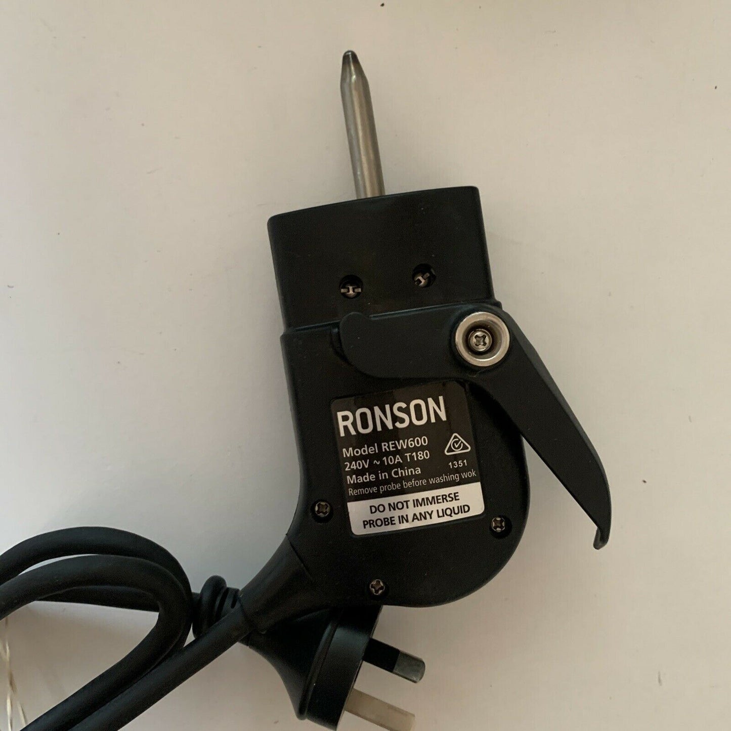 Genuine Ronson REW600 240V 10A T180 Temperature Probe Power