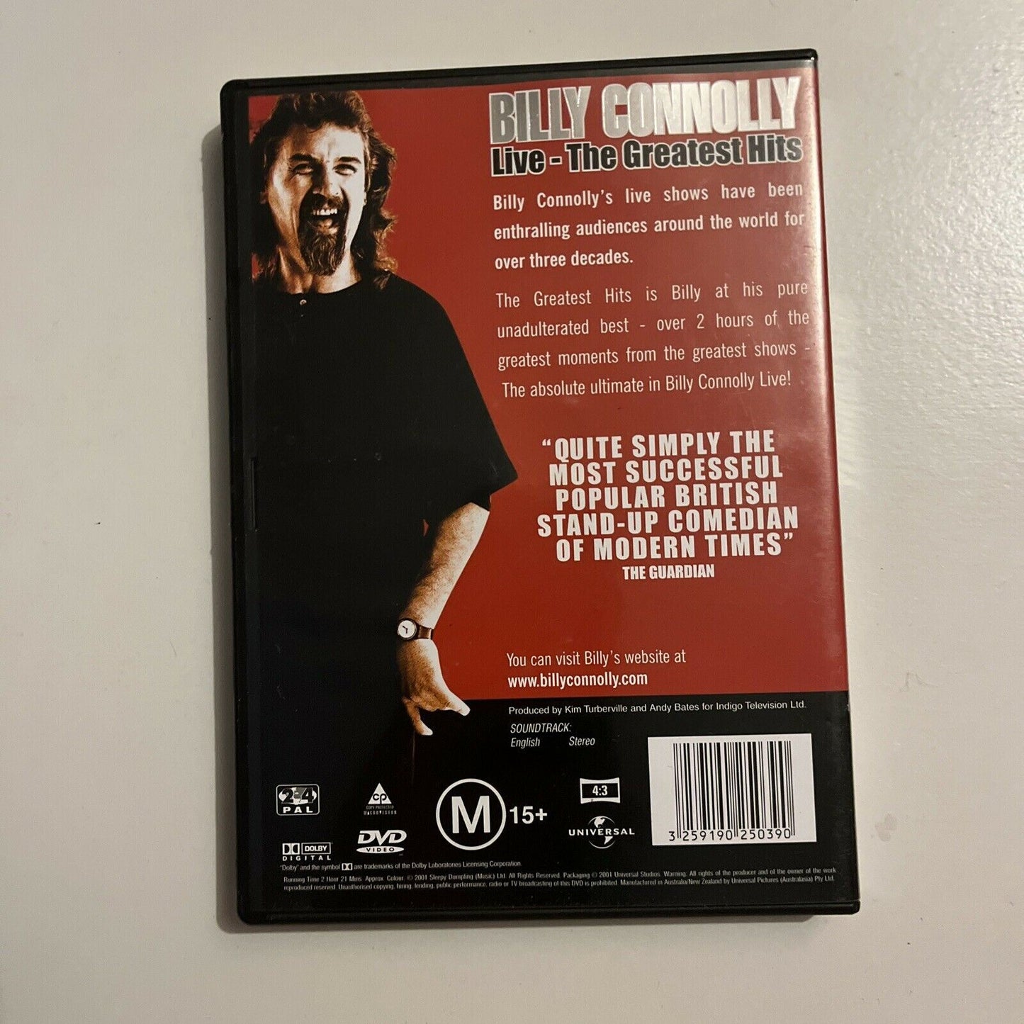 Billy Connolly - Greatest Hits Live (DVD, 2002) Region 4&2