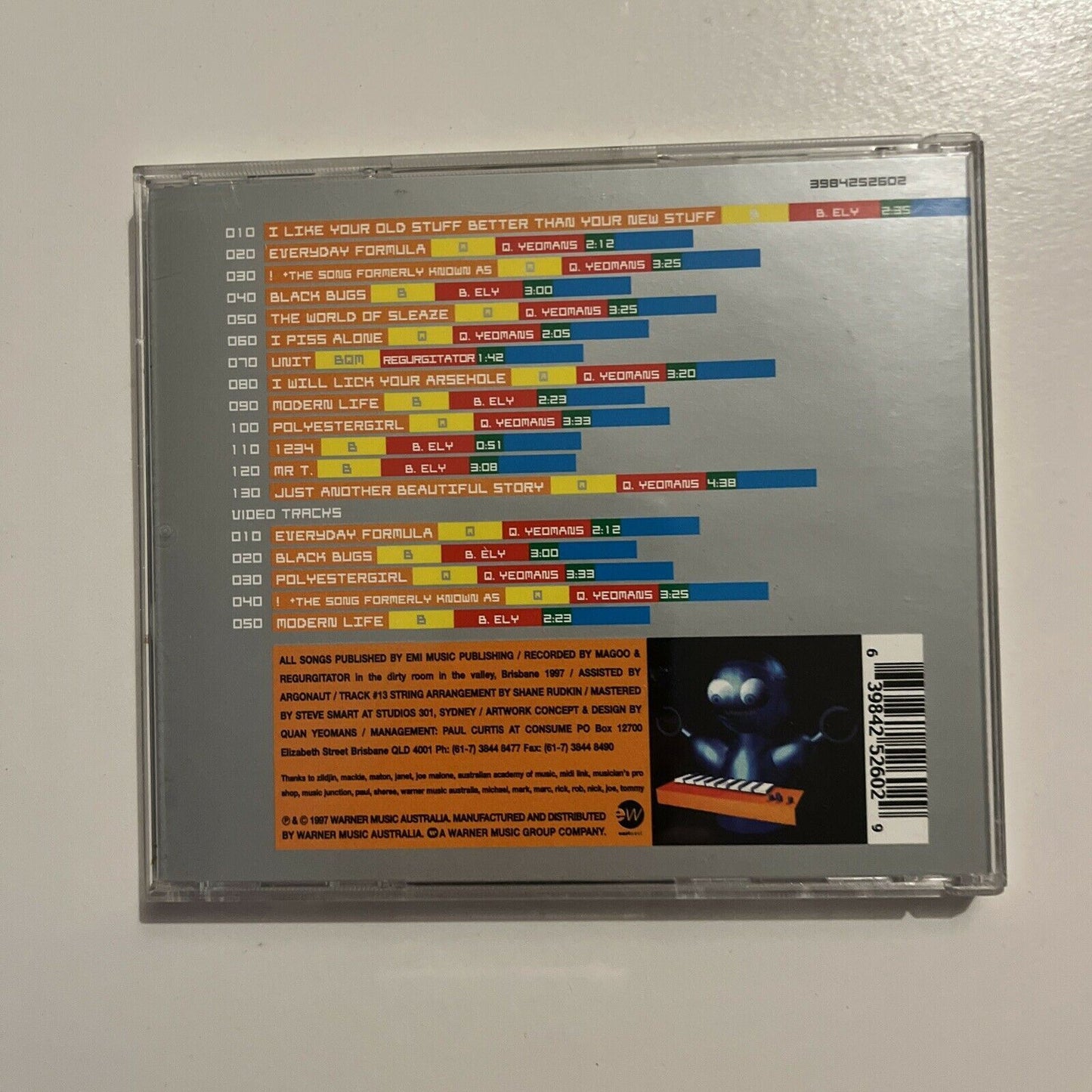 Unit Re-Booted (Special Edition) by Regurgitator (CD, Oct-1998, EastWest)