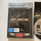 Black - PS2 (Platinum) Game PAL with  Manual