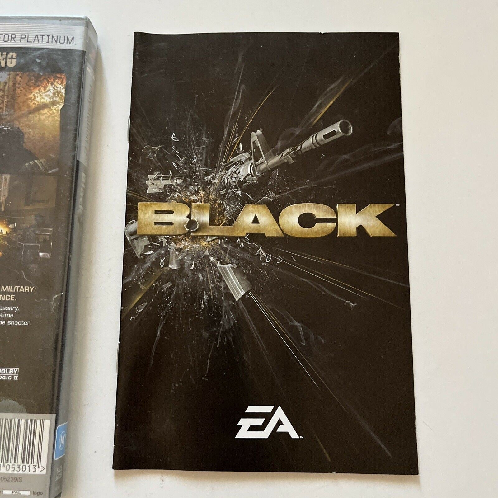 Black - PS2 (Platinum) Game PAL with Manual – Retro Unit