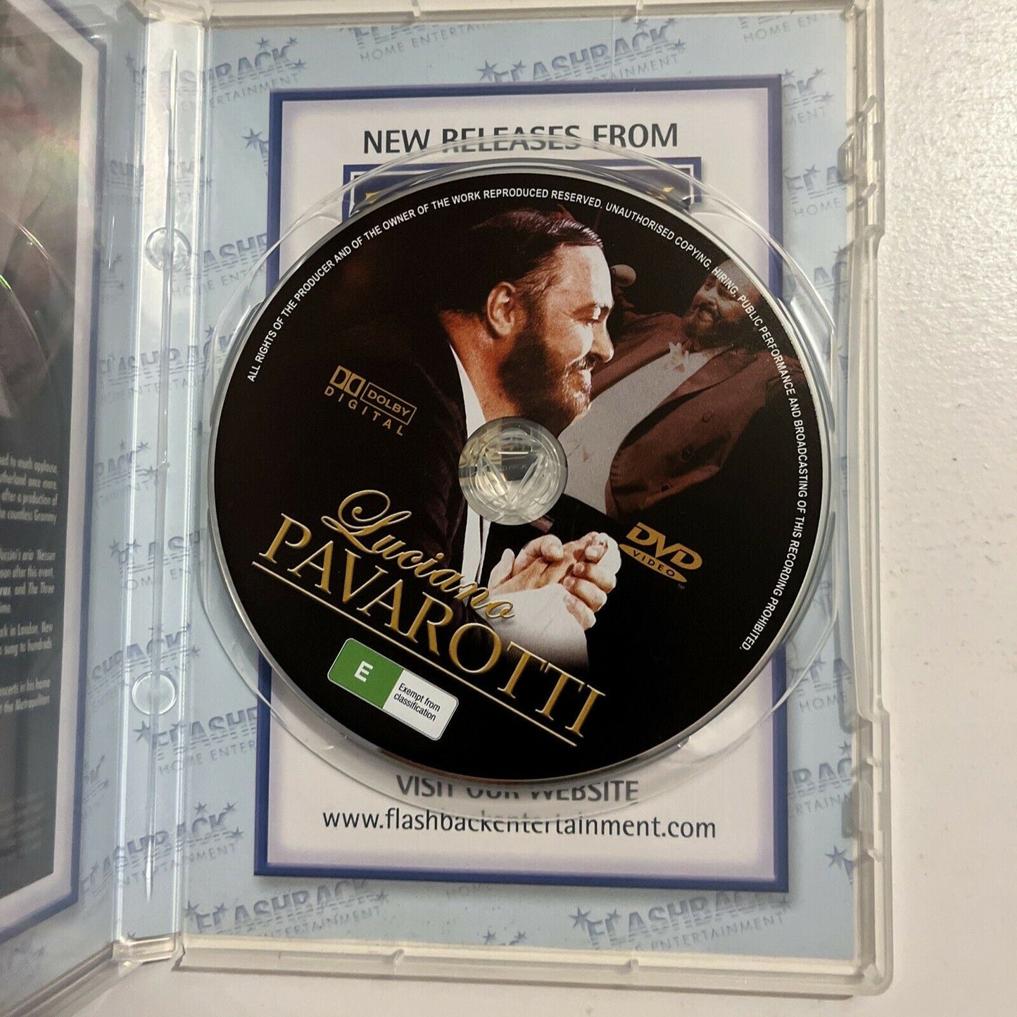 Luciano Pavarotti - Biography of Luciano Pavarotti (DVD, 2006) All Regions