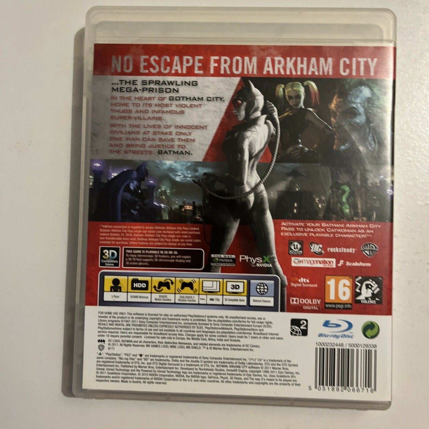 Batman Arkham City - Sony Playstation 3 PS3 Game Complete with Manual