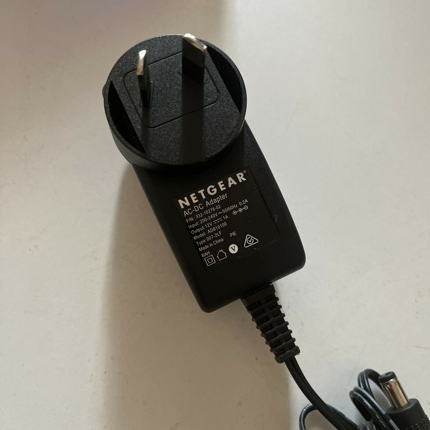 Genuine Netgear AD810100 AC Adapter 12V 1A For Router