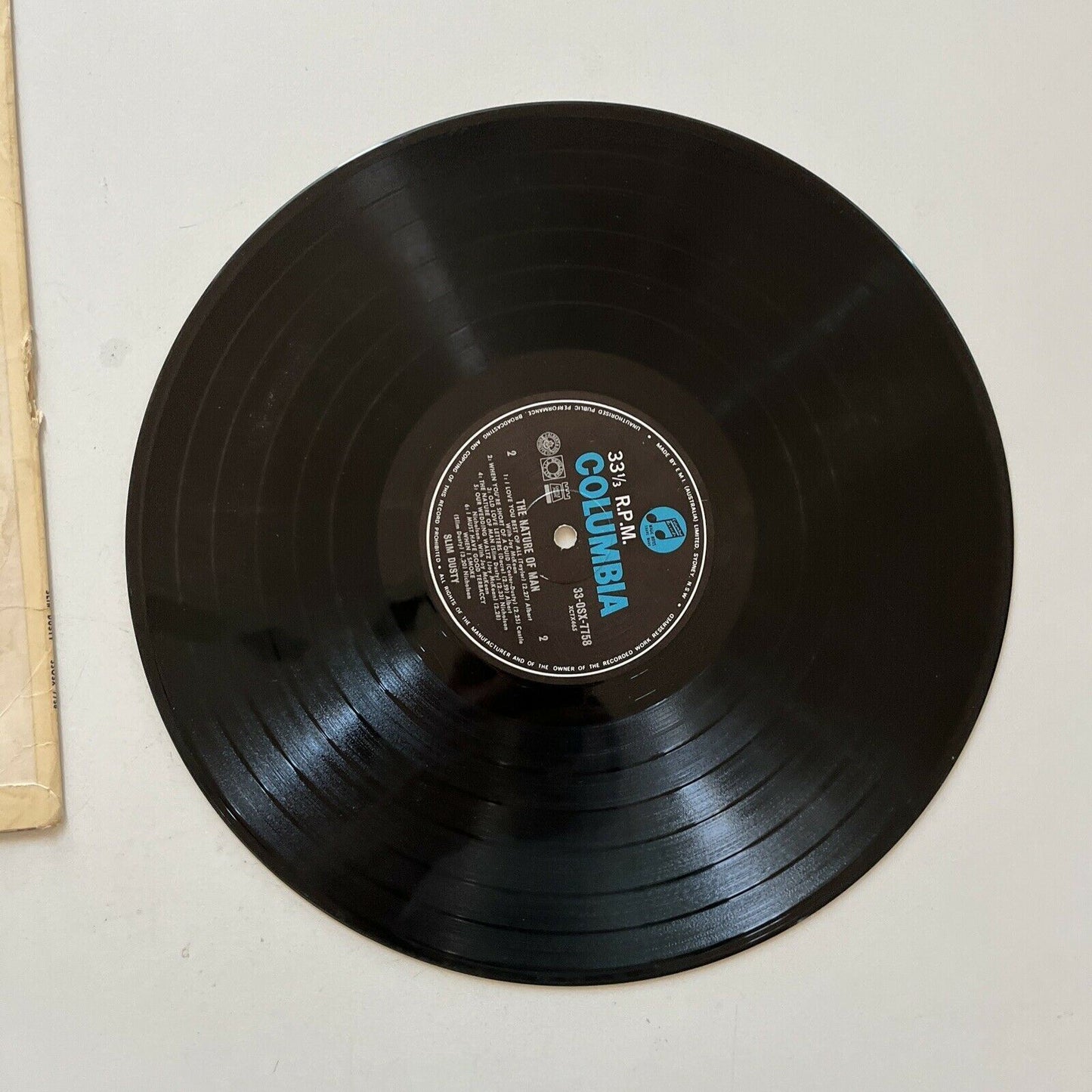 Slim Dusty - The Nature Of Man (Vinyl, 1966)