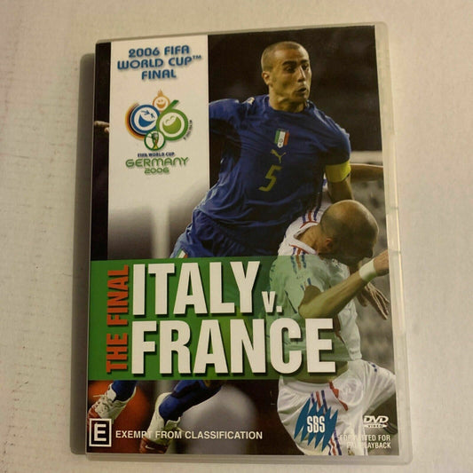 FIFA World Cup Final 2006 - Italy Vs France (DVD, 2006) SBS