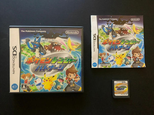 Pokemon Ranger Batonaji - Nintendo DS Japan with Manual NDS *Japanese Version*