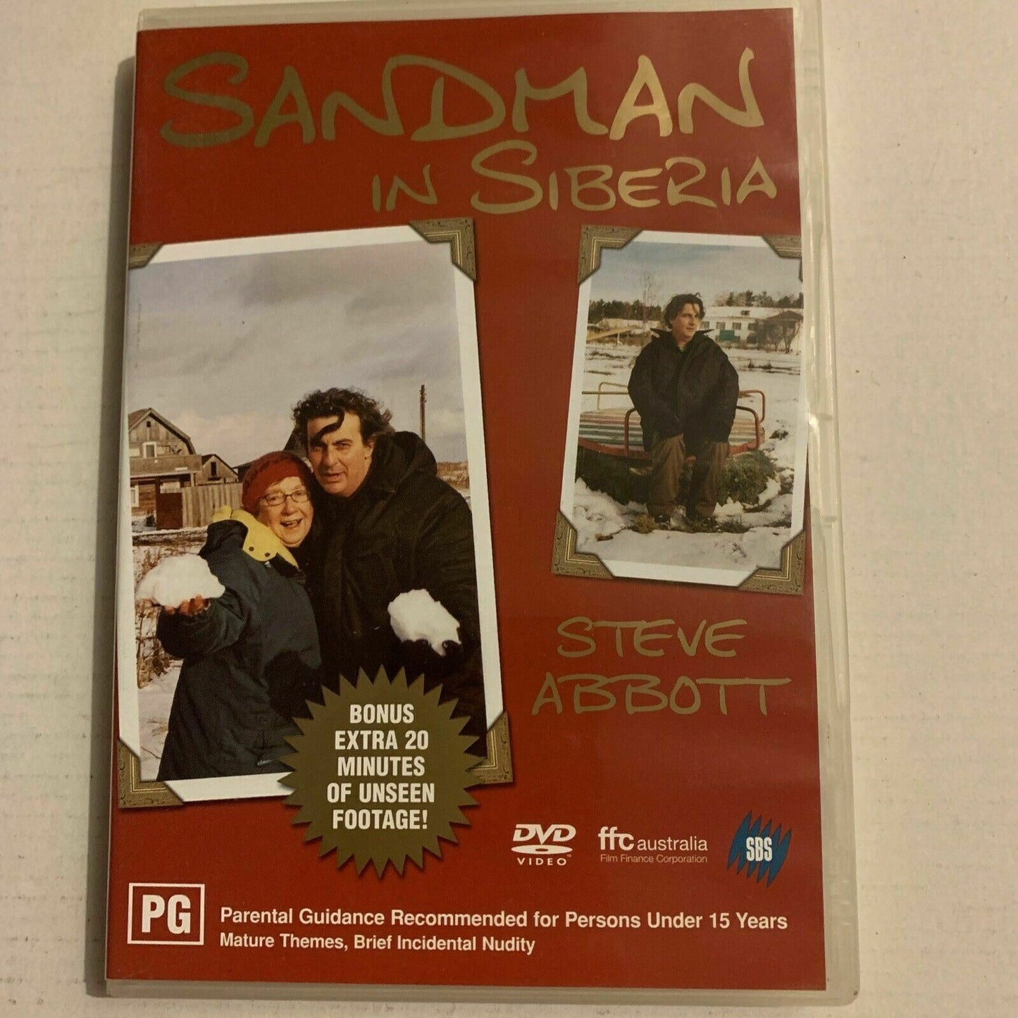 Sandman In Siberia (DVD, 2005) Steve Abbott. Region 4