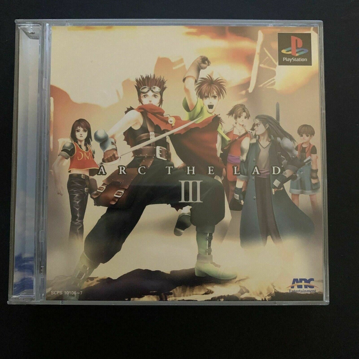 Arc The Lad 1 + 3 III - Sony PS1 Japanese NTSC-J with Manual & Stickers