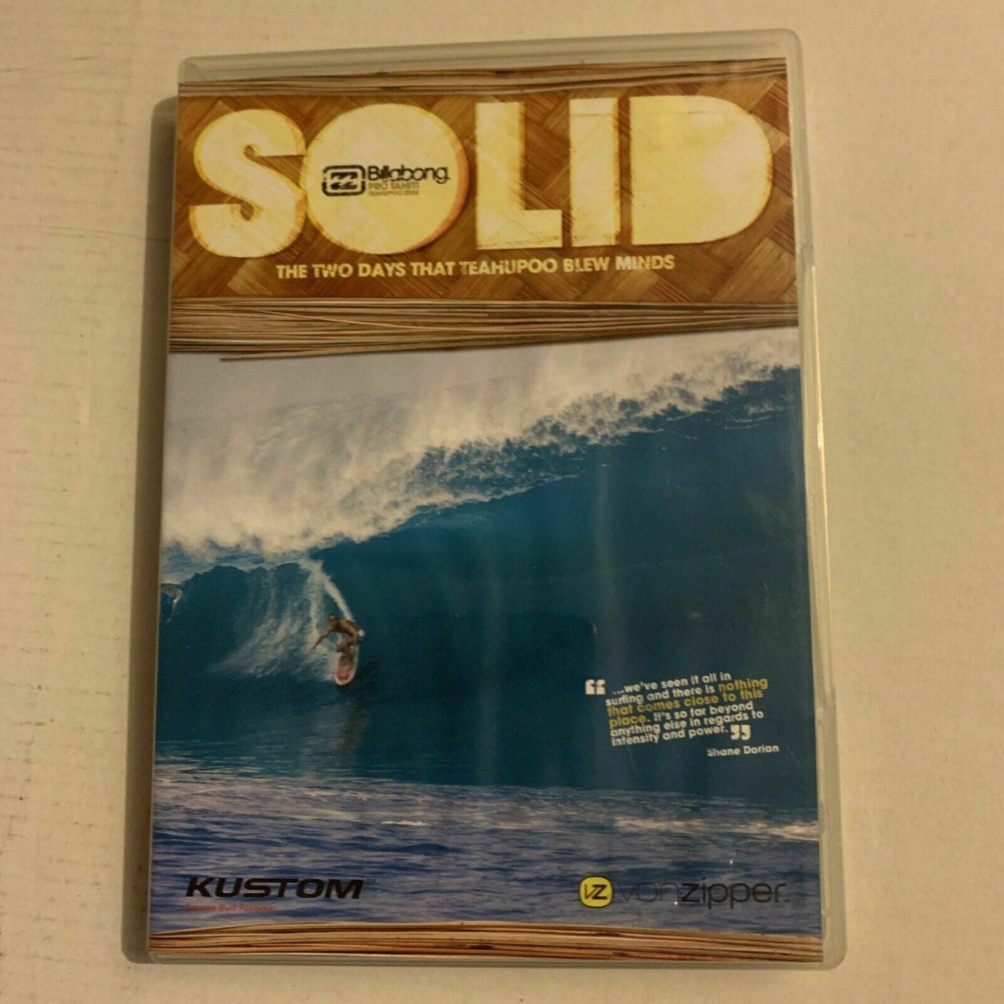 Billabong: Solid - The Two Days That Teahupoo Blew Minds (DVD, 2005)