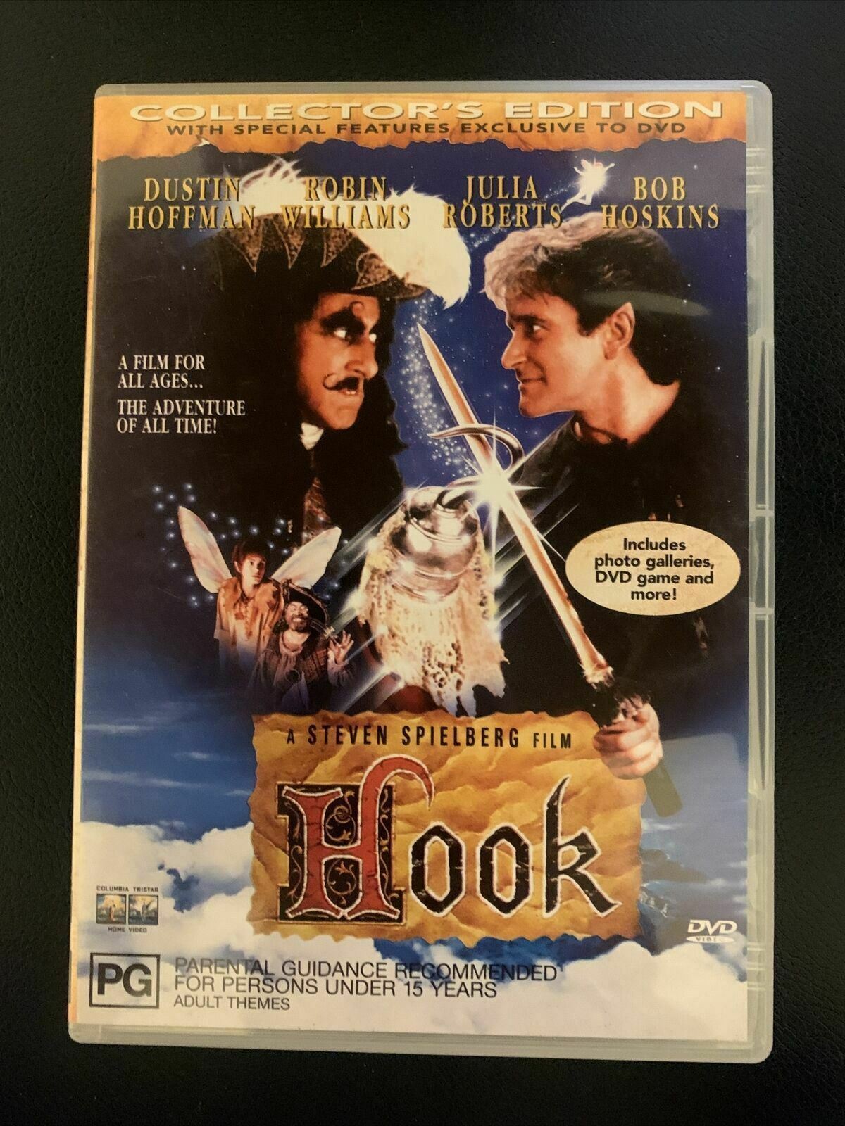 Hook - Collector's Edition (DVD, 1992) Robin Williams, Dustin Hoffman. Region 4