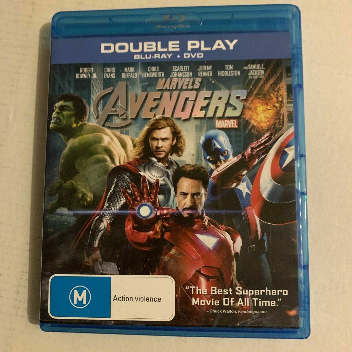 Marvel's: The Avengers (Bluray + DVD, 2012) Region B