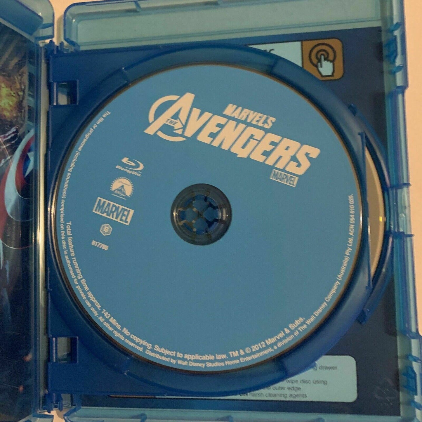 Marvel's: The Avengers (Bluray + DVD, 2012) Region B