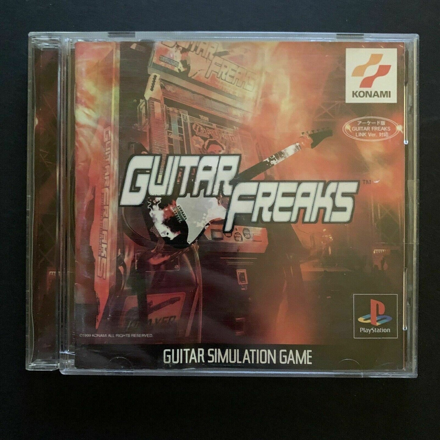 GUITAR FREAKS - PS1 PlayStation NTSC-J Japan Rare Japanese Guitar Music Game