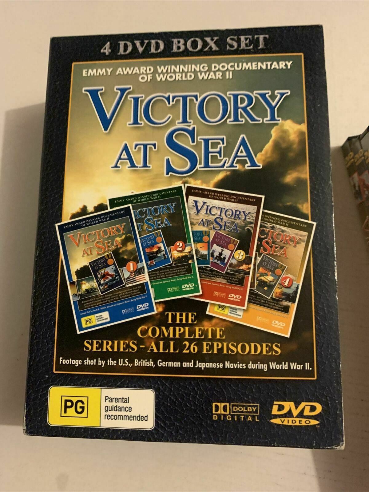 Victory At Sea : Vol 1, 2, 3 & 4 (DVD, 1953) War War II Documentary