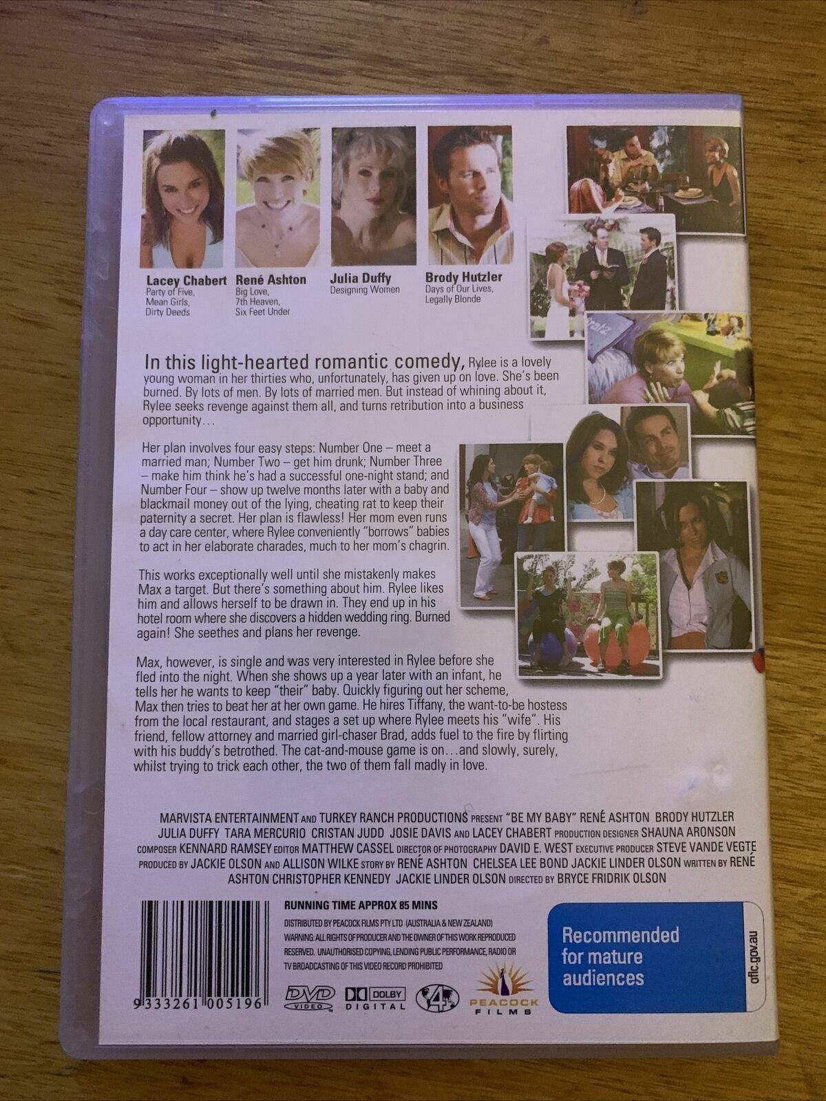 Be My Baby (DVD, 2007) Julia Duffy, René Ashton, Casey Strand