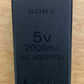 Genuine Official Sony PSP-100 AC Adaptor 100-240V 5v 2000mA for Sony PSP