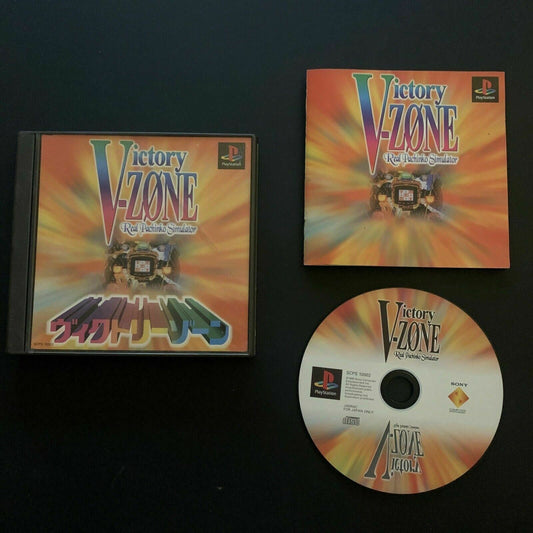 Victory V-Zone Real Pachinko Simulator PS1 PlayStation NTSC- J Game